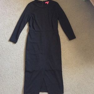 Catherine Malandrino Black Bodycon Midi Dress 4